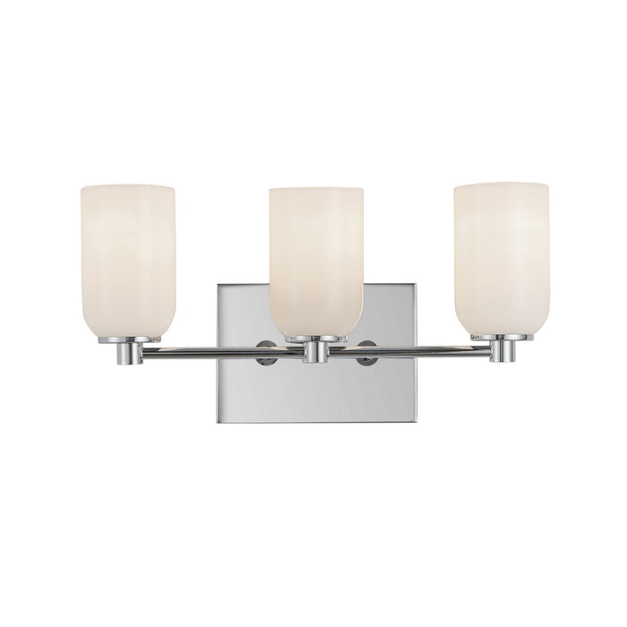 Kuzco Lighting - VL57718-CH/GO - Three Light Vanity - Nola - Chrome/Glossy Opal Glass