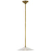 Visual Comfort Signature - AL 5030HAB-WG - LED Pendant - Ponce - Hand-Rubbed Antique Brass