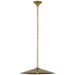 Visual Comfort Signature - AL 5031HAB-HAB - LED Pendant - Ponce - Hand-Rubbed Antique Brass