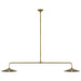 Visual Comfort Signature - AL 5035HAB-HAB - LED Pendant - Ponce - Hand-Rubbed Antique Brass