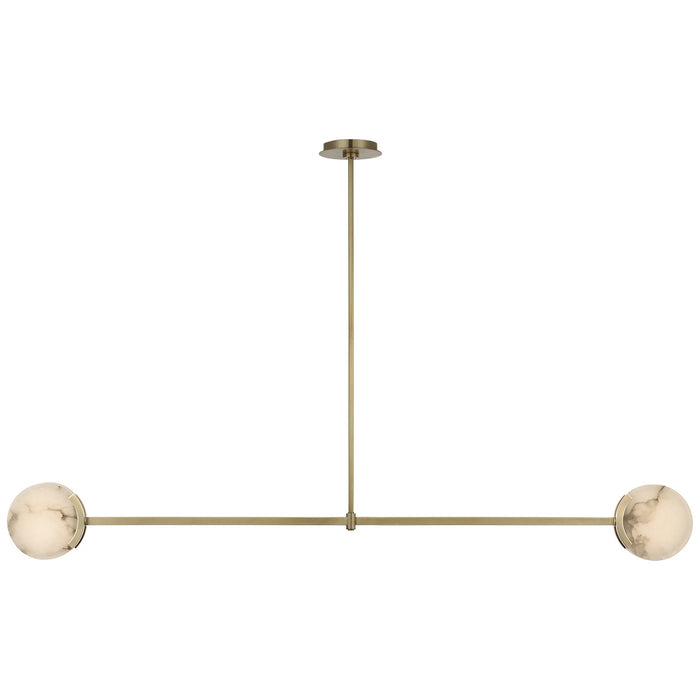 Visual Comfort Signature - KW 5604AB-ALB - LED Pendant - Melange - Antique-Burnished Brass