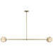Visual Comfort Signature - KW 5604AB-ALB - LED Pendant - Melange - Antique-Burnished Brass