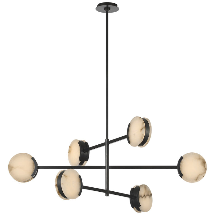 Visual Comfort Signature - KW 5607BZ-ALB - LED Chandelier - Melange - Bronze