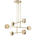 Visual Comfort Signature - KW 5609AB-ALB - LED Chandelier - Melange - Antique-Burnished Brass