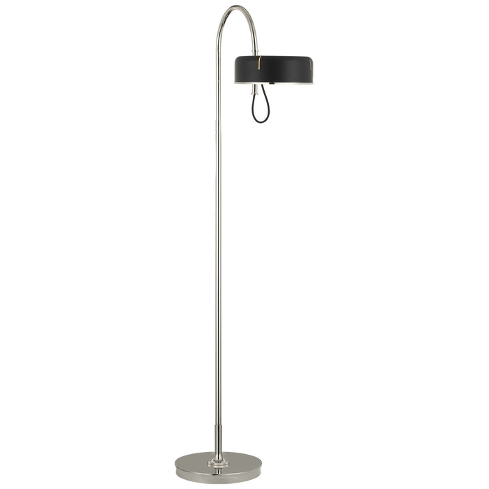 Visual Comfort Signature - TOB 1130PN-BLK - LED Floor Lamp - Oso - Polished Nickel