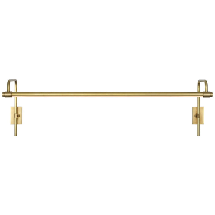 Visual Comfort Signature - TOB 2613HAB - LED Picture Light - Kidd - Hand-Rubbed Antique Brass