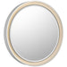 Visual Comfort Signature - TOB 2960WHT/PN - LED Mirror - Tricia - Matte White and Polished Nickel