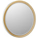 Visual Comfort Signature - TOB 2961WHT/G - LED Mirror - Tricia - Matte White and Gild