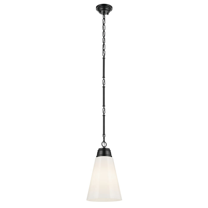 Kichler - 52661BK - One Light Pendant - Marsailli - Black