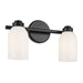 Kichler - 55201BK - Two Light Bath - Shae - Black