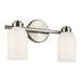 Kichler - 55201NI - Two Light Bath - Shae - Brushed Nickel
