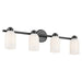Kichler - 55203BK - Four Light Bath - Shae - Black