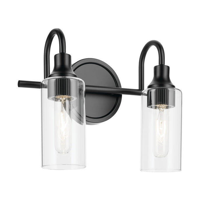 Kichler - 55210BK - Two Light Bath - Kavi - Black