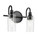 Kichler - 55210BK - Two Light Bath - Kavi - Black