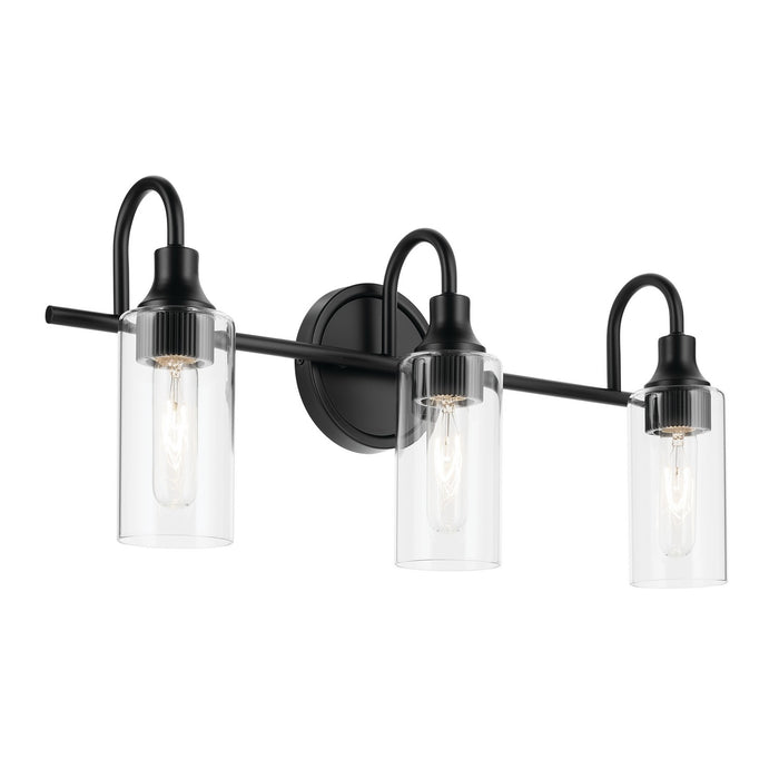 Kichler - 55211BK - Three Light Bath - Kavi - Black