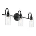 Kichler - 55211BK - Three Light Bath - Kavi - Black