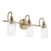 Kichler - 55211CPZ - Three Light Bath - Kavi - Champagne Bronze