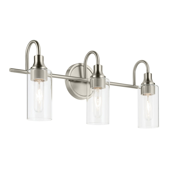 Kichler - 55211NI - Three Light Bath - Kavi - Brushed Nickel
