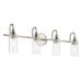 Kichler - 55212NI - Four Light Bath - Kavi - Brushed Nickel