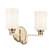 Kichler - 55225CPZ - Two Light Bath - Gioe - Champagne Bronze