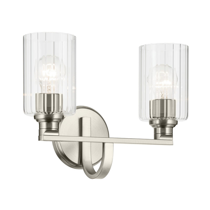 Kichler - 55225NIFLU - Two Light Bath - Gioe - Brushed Nickel