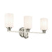 Kichler - 55226NI - Three Light Bath - Gioe - Brushed Nickel