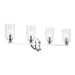 Kichler - 55227CHFLU - Four Light Bath - Gioe - Chrome