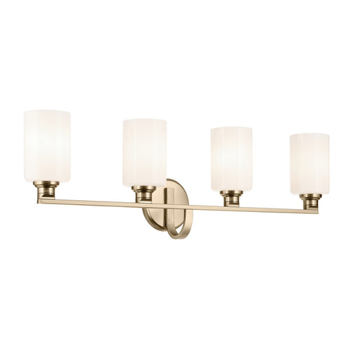 Gioe Four Light Bath Champagne Bronze