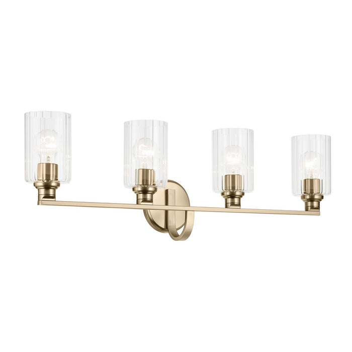 Kichler - 55227CPZFLU - Four Light Bath - Gioe - Champagne Bronze