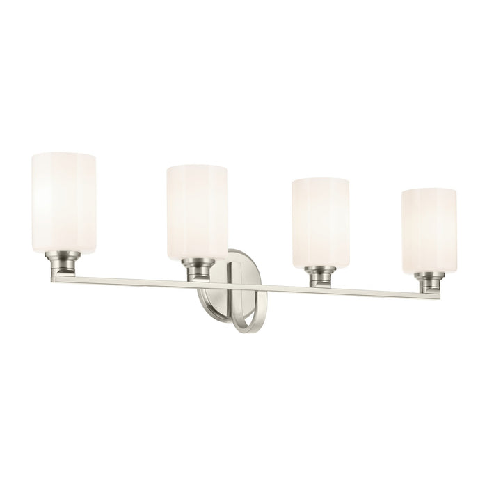 Kichler - 55227NI - Four Light Bath - Gioe - Brushed Nickel