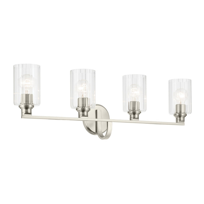 Kichler - 55227NIFLU - Four Light Bath - Gioe - Brushed Nickel