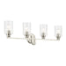Kichler - 55227NIFLU - Four Light Bath - Gioe - Brushed Nickel