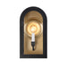 Savoy House - 5-410-331 - One Light Outdoor Wall Lantern - Grotto - Matte Black with Vintage Gold