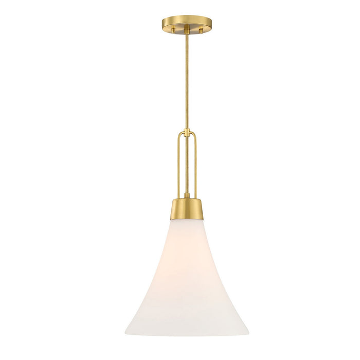Designers Fountain - D339M-12P-BG - One Light Pendant - Evergreen Oasis - Burshed Gold
