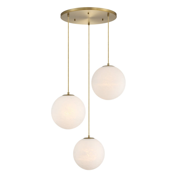 Designers Fountain - D342M-3CHB-BG - Three Light Chandelier - Pixie - Brushed Gold