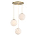 Designers Fountain - D342M-3CHB-BG - Three Light Chandelier - Pixie - Brushed Gold