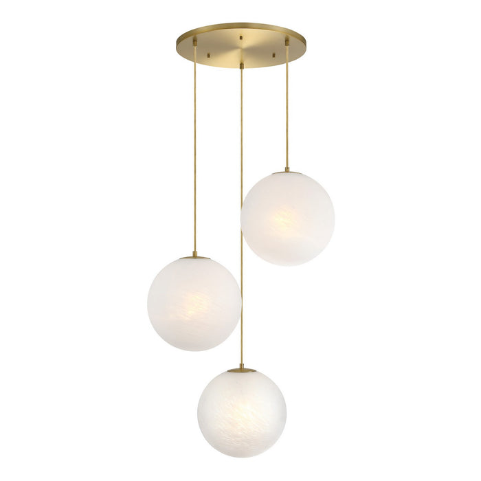 Designers Fountain - D342M-3CHC-BG - Three Light Chandelier - Pixie - Brushed Gold