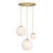 Designers Fountain - D342M-3CHD-BG - Three Light Chandelier - Pixie - Brushed Gold