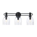 Designers Fountain - D343C-3B-MB - Three Light Vanity - Astra - Matte Black