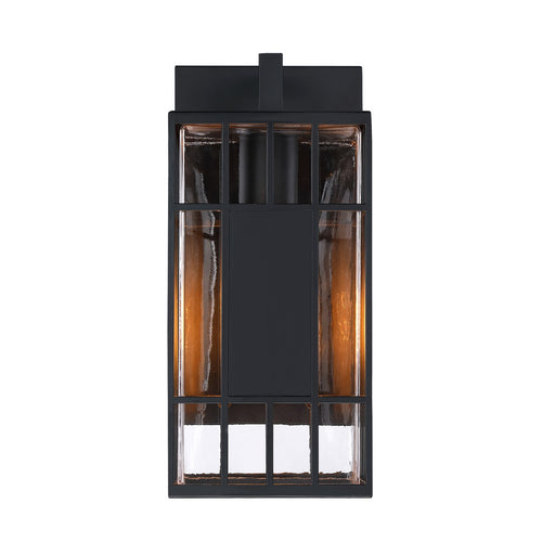 Edgehill One Light Outdoor Wall Sconce Matte Black