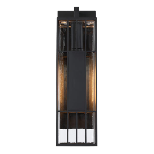 Edgehill One Light Outdoor Wall Sconce Matte Black