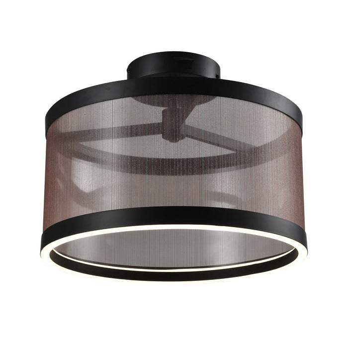 Artcraft - AC11893BZ - LED Semi Flush Mount - Cora - Bronze