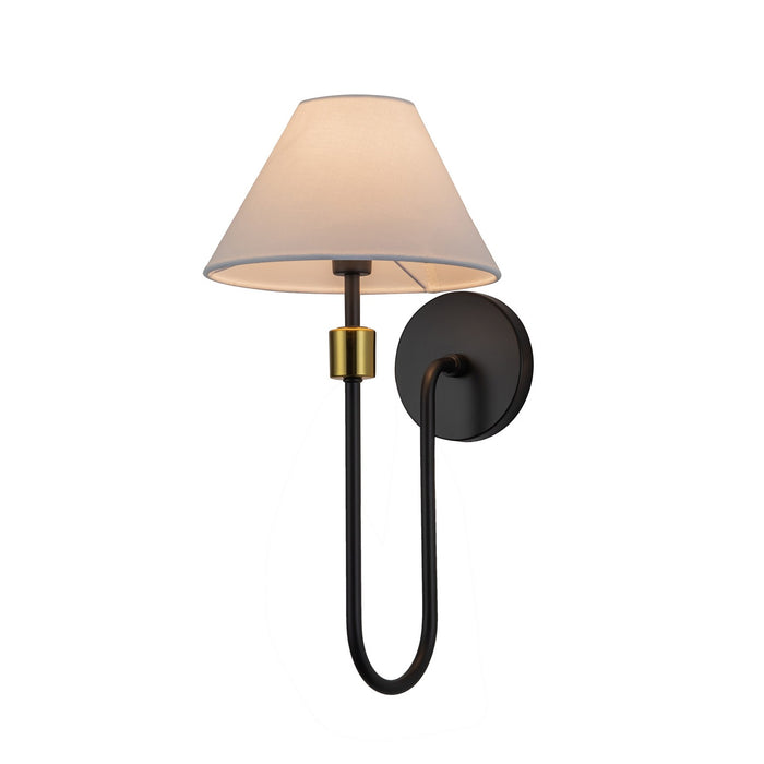 Artcraft - AC12031BB - One Light Wall Sconce - Providence - Black, Brushed Brass