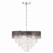 Artcraft - AC12052CS - 12 Light Chandelier - Bianca - Polished Nickel, Crystalline Smoke