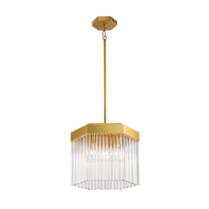 Artcraft - AC12062BR - Three Light Pendant - Emma - Brushed Brass