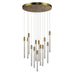 Artcraft - AC12143BR - LED Chandelier - Celine - Brass