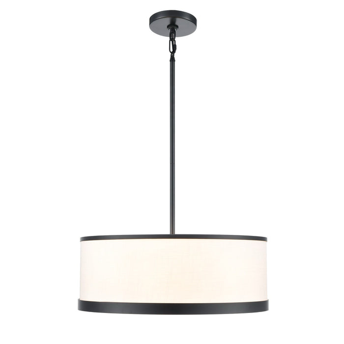 Artcraft - AC12162BK - Four Light Chandelier - High Street - Black