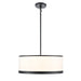 Artcraft - AC12162BK - Four Light Chandelier - High Street - Black