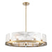 Artcraft - AC12178BR - Eight Light Chandelier - Skye - Brass
