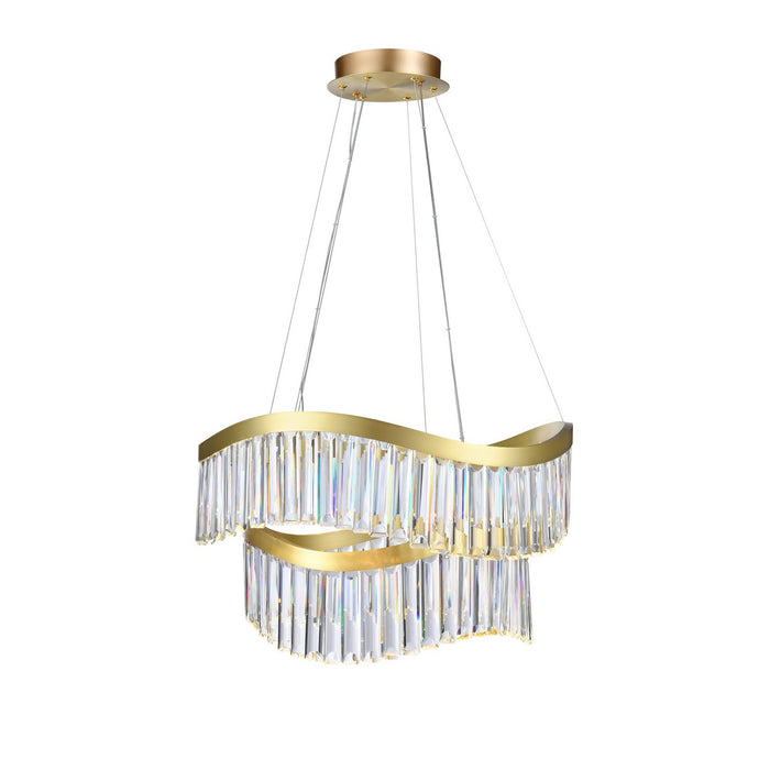 Artcraft - AC12201BR - LED Chandelier - Jules - Brass